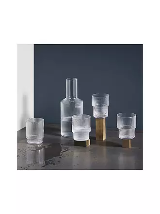 FERM LIVING | Trinkglas 4er Set RIPPLE | 