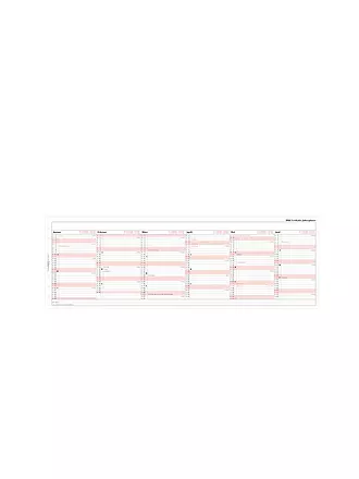 FILOFAX | Kalendereinlage Jahresplaner Deutsch Personal 2026 | weiss