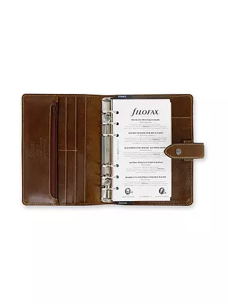 FILOFAX | Malden Personal Organiser | camel