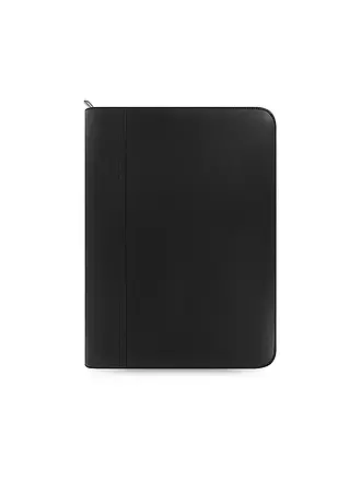 FILOFAX | Metropol Zipped Folio mit Taschenrechner Black | schwarz