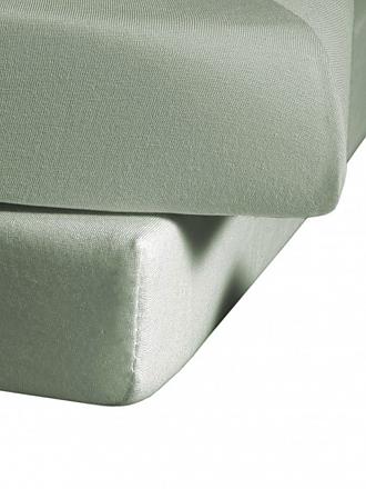 FLEURESSE | Jerseyspannleintuch 150x200cm (Silber) | grau