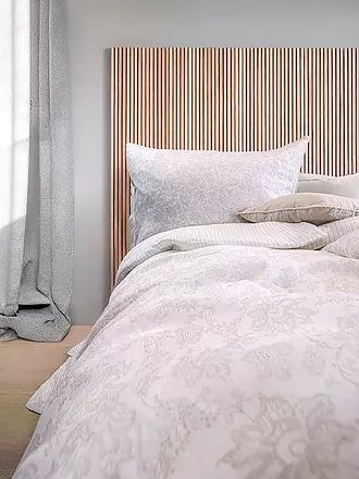 FLEURESSE | Leinen Bettwäsche NIZZA 70x90cm / 140x200cm Mauve | beige