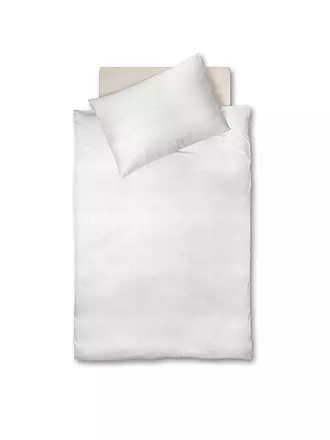 FLEURESSE | Musselin Bettwäsche CAPRI 70x90cm/140x200cm Mint | weiss