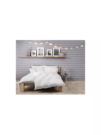 FLEURESSE | Musselin Bettwäsche CAPRI 70x90cm/140x200cm Mint | weiss