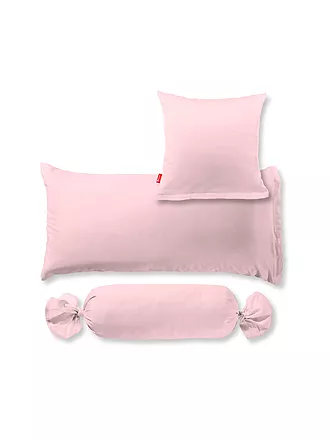 FLEURESSE | Satin Kissenbezug Royal Uni 2er 40x40cm Koralle | rosa