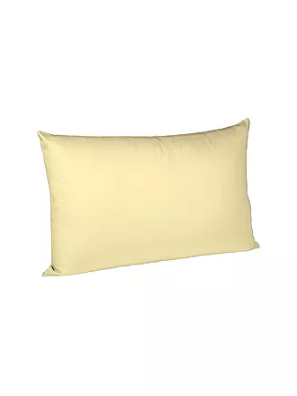 FLEURESSE | Satin Kissenbezug Royal Uni 2er 40x80cm Olive | gelb