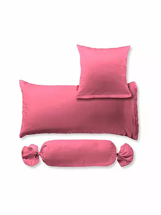 FLEURESSE | Satin Nackenrollenbezug Royal Uni 15x40cm Rosa | koralle