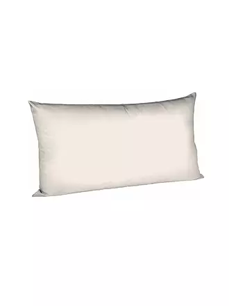 FLEURESSE | Satin Nackenrollenbezug Royal Uni 15x40cm Weiss | beige