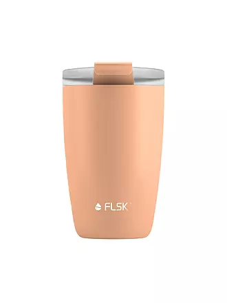FLSK | Isolierbecher - Thermosbecher CUP Coffee to go-Becher 0,35l Lemon | koralle