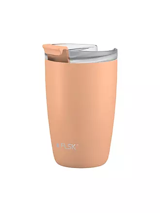 FLSK | Isolierbecher - Thermosbecher CUP Coffee to go-Becher 0,35l Lemon | koralle