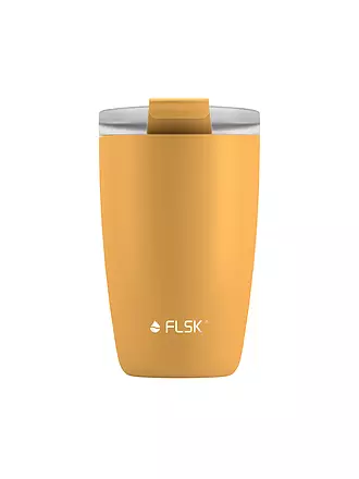 FLSK | Isolierbecher - Thermosbecher CUP Coffee to go-Becher 0,35l Sage | gelb