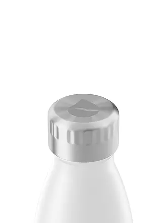 FLSK | Isolierflasche - Thermosflasche 0,5l Edelstahl White | dunkelgrün