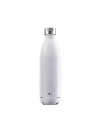 FLSK | Isolierflasche - Thermosflasche 0,75l Black | weiss