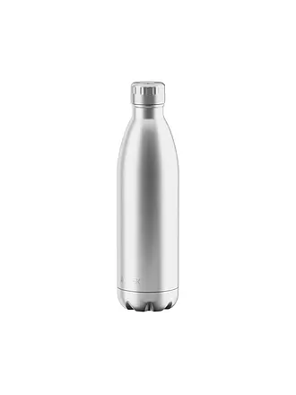 FLSK | Isolierflasche - Thermosflasche 0,75l Black | silber