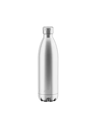 FLSK | Isolierflasche - Thermosflasche 1l Black | silber