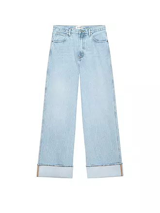 FRAME | Jeans Wide Leg THE CUFFED WIDE | hellblau