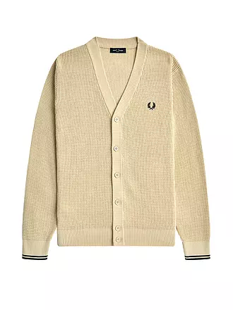 FRED PERRY | Cardigan | creme