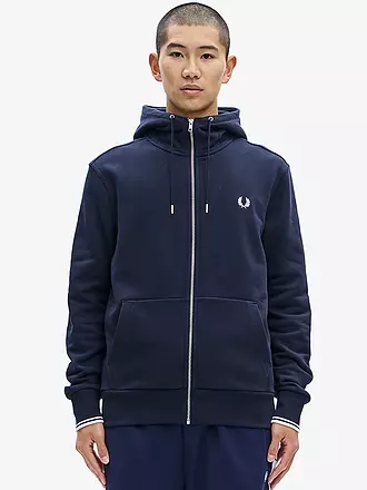 FRED PERRY | Sweatjacke | blau