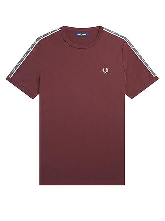 FRED PERRY | T-Shirt RINGER | rot