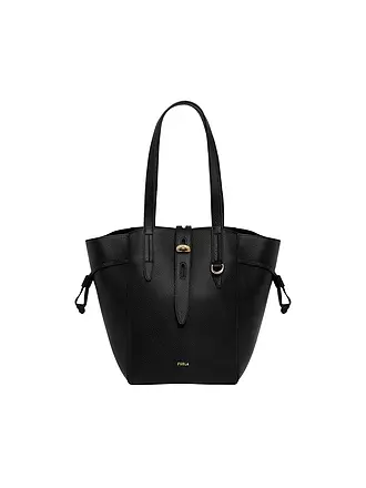 FURLA | Ledertasche - Tote Bag NET medium | schwarz