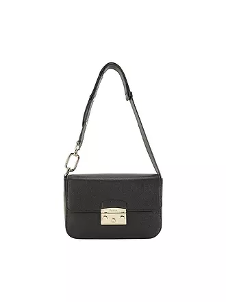 FURLA | Ledertasche - Umhängetasche METROPOLIS Small | schwarz