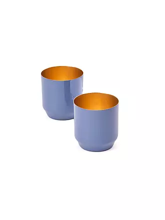 FYNCH HATTON |   Teelichthalter DANYO Elephant Grey | hellblau