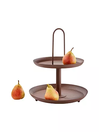 FYNCH HATTON | Etagere 2-stufig MANDAAZI Walnut | hellbraun