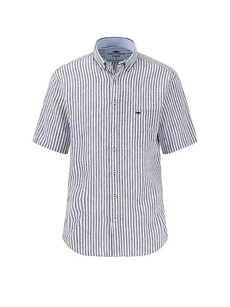 FYNCH HATTON | Leinenhemd Casual Fit | dunkelblau