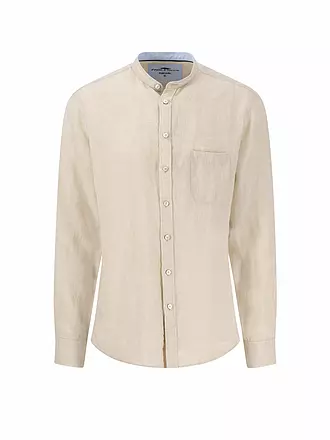 FYNCH HATTON | Leinenhemd Casual Fit | beige