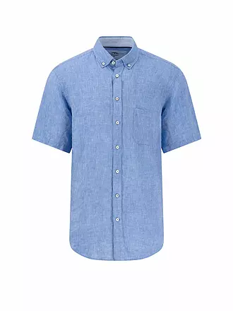 FYNCH HATTON | Leinenhemd Casual Fit | blau