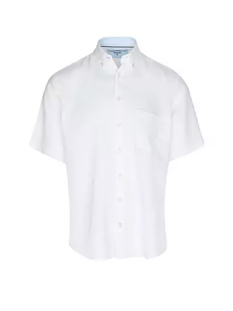 FYNCH HATTON | Leinenhemd Casual Fit | hellgrün