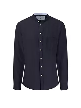 FYNCH HATTON | Leinenhemd Casual Fit | dunkelblau