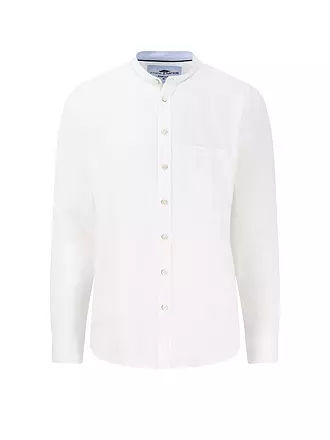 FYNCH HATTON | Leinenhemd Casual Fit | weiss