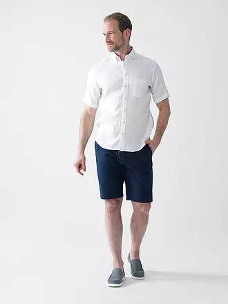 FYNCH HATTON | Leinenhemd Casual Fit | hellgrün