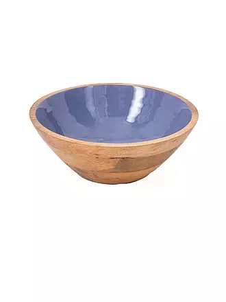 FYNCH HATTON | Schüssel klein 20cm SINGITA Leaf Green Stripe | hellblau