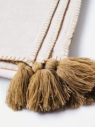 FYNCH HATTON | Tagesdecke - Plaid 130x180cm ZOLA | beige