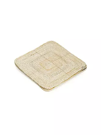 FYNCH HATTON | Tischset 4tlg 33x33cm UTAMU Offwhite | beige