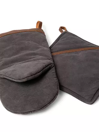FYNCH HATTON | Topflappen und Ofenhandschuh TAMBA | dunkelblau