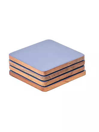 FYNCH HATTON | Untersetzer JALA 4 er Set 10x10cm Orchid | hellblau