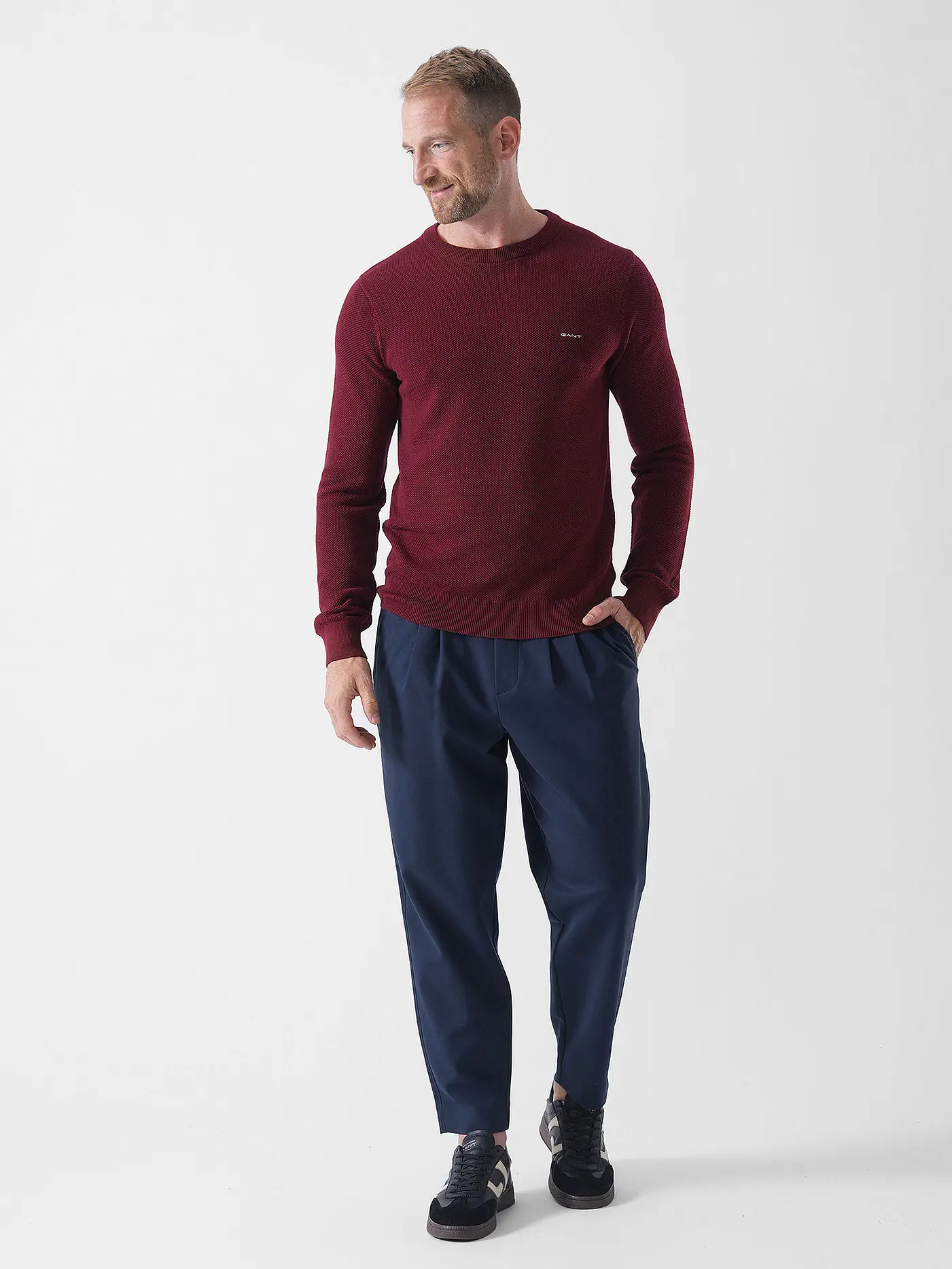 GANT | Pullover | dunkelrot