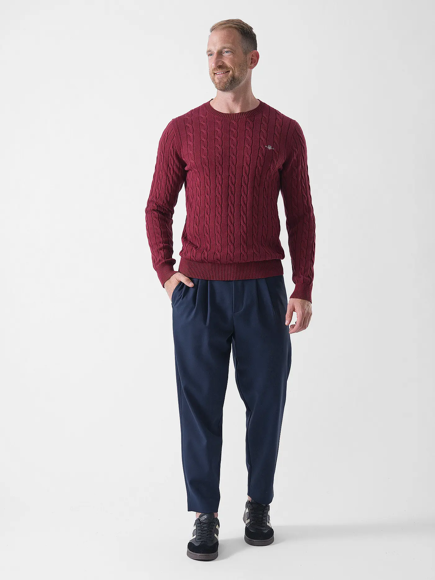 GANT | Pullover | dunkelrot