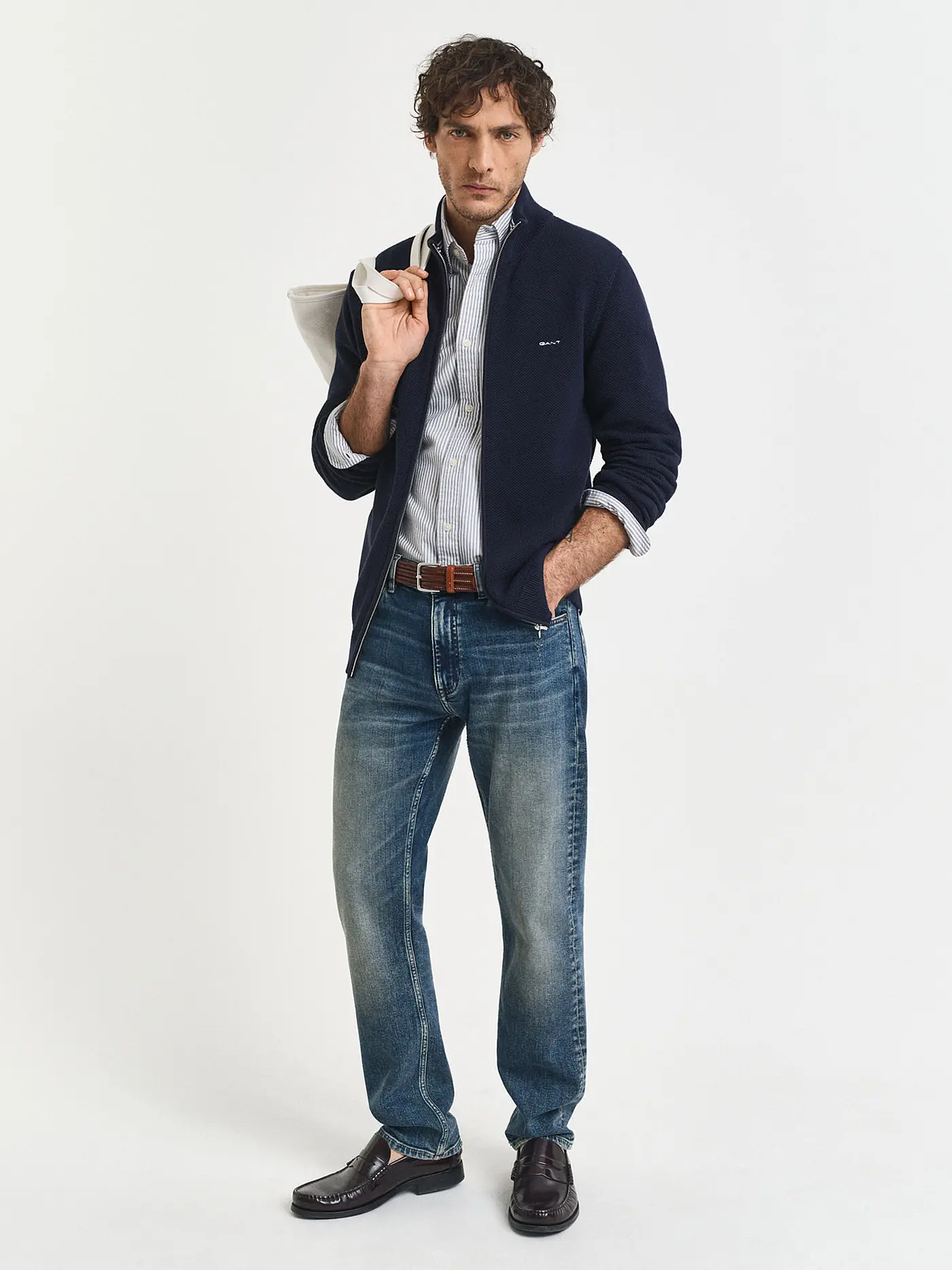GANT | Strickjacke | dunkelblau