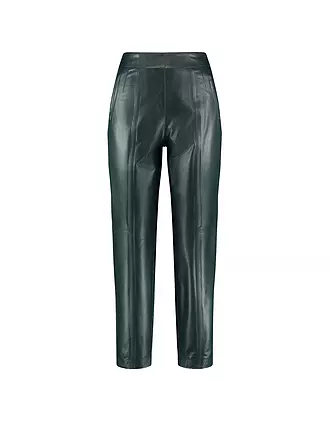 GERRY WEBER | Hose in Lederoptik | petrol