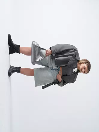 GIANNI CHIARINI | Ledertasche - Hobo Bag DUA | silber