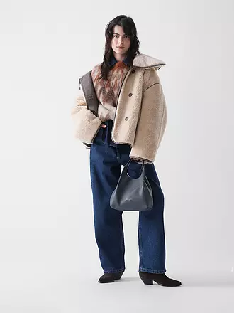 GIANNI CHIARINI | Ledertasche - Hobo Bag DUA | dunkelrot