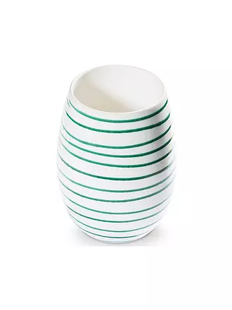 GMUNDNER KERAMIK | Vase 21cm Grün Geflammt | grün