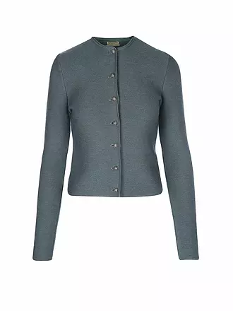 GOTTSEIDANK | Trachten Strickjacke ALOISIA | grau