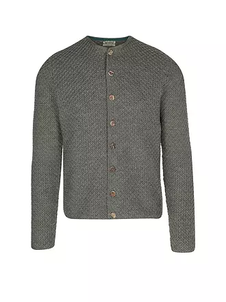 GOTTSEIDANK | Trachten Strickjacke XAVER | olive