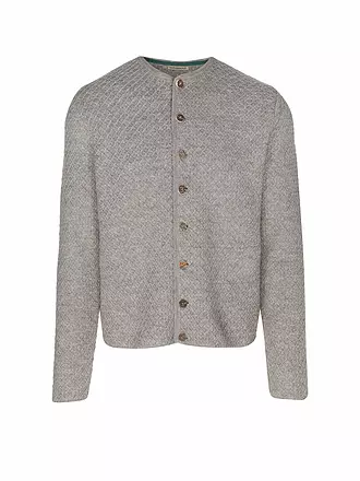 GOTTSEIDANK | Trachten Strickjacke XAVER | hellgrau