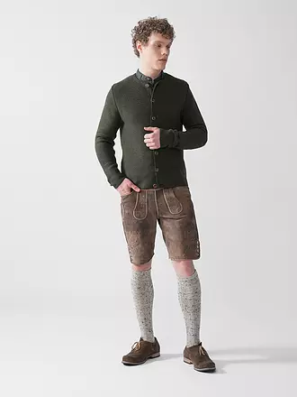 GOTTSEIDANK | Trachtenstrickjacke ALOISIUS | grün
